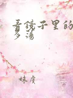 看镜子里的你有多荡