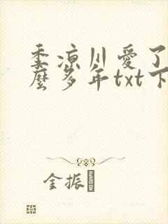 季凉川爱了你这么多年txt下载