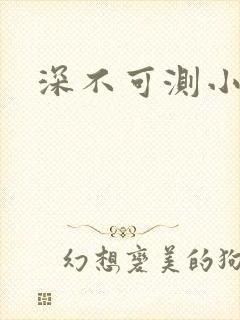 深不可测小说