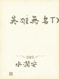 英雄无名TXT