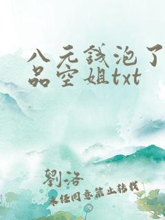 八元钱泡了个极品空姐txt