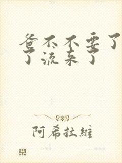 爸不不要了太满了流来了