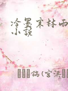 冷墨寒林雨彤的小说