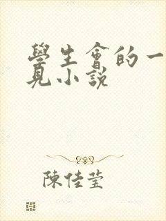 学生会的一己之见小说