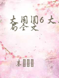 大团圆6 大结局全文