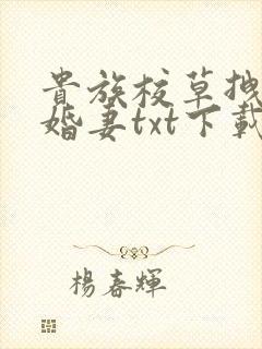 贵族校草拽拽未婚妻txt下载