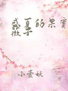 盛夏的果实 小薇子