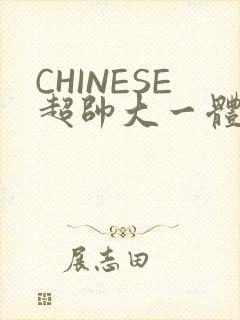 CHINESE超帅大一体育系精牛