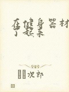 在健身器材上做了起来