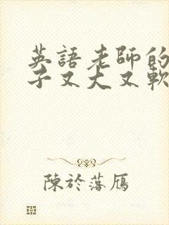 英语老师的小兔子又大又软