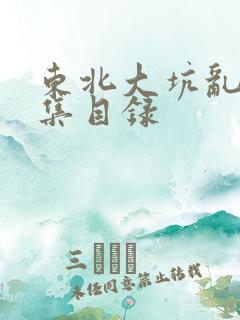 东北大坑乱H全集目录