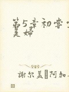 第5章初尝云雨美妇