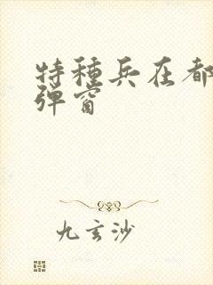 特种兵在都市无弹窗