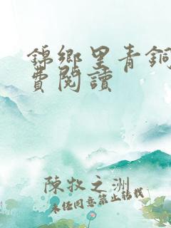 锦乡里青铜穗免费阅读