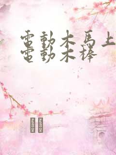 电动木马上两个电动木棒