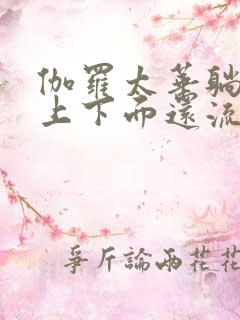 伽罗太华躺在床上下面还流东西