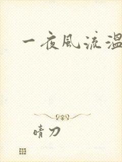 一夜风流温暮生