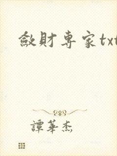 敛财专家txt