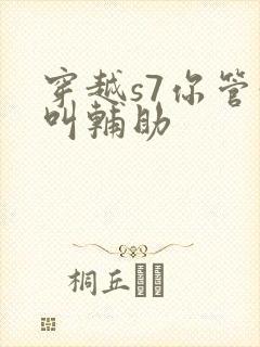 穿越s7你管这叫辅助