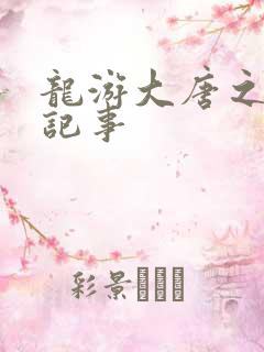 龙游大唐之贞元记事