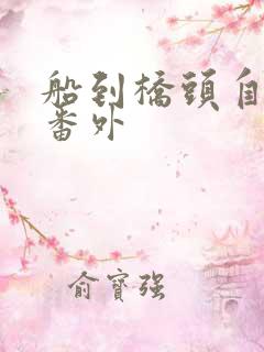 船到桥头自然直番外