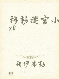 移动迷宫小说txt