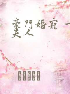 豪门婚宠 一品夫人