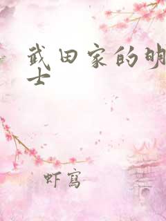 武田家的明国武士