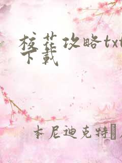 校花攻略txt下载