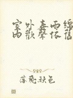室外春雨绵绵室内欢声依旧