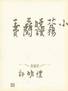 王磊晓芬小说免费阅读杨