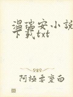 温瑞安小说全集下载txt