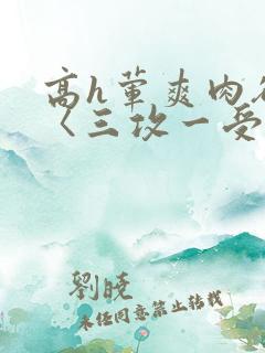 高h荤爽肉欲文〈三攻一受