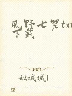 风野七咒txt下载
