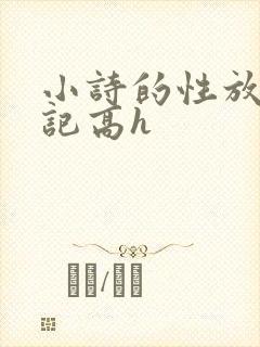 小诗的性放荡日记高h