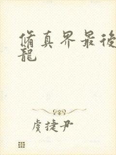修真界最后一条龙