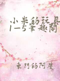 小米的玩具日记1—5笔趣阁