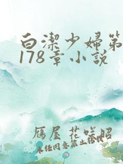 白洁少妇第1一178章小说