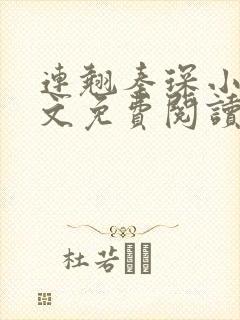 连翘秦琛小说全文免费阅读