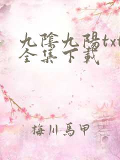 九阴九阳txt全集下载
