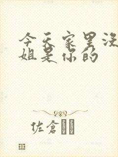 今天家里没人姐姐是你的