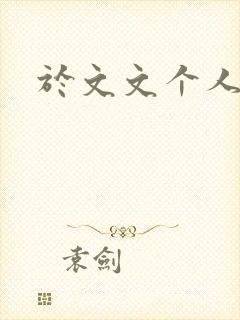 于文文个人简历