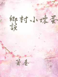 乡村小坏蛋 小说