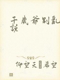 千岁爷别乱来小说