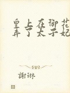 皇上在御花园c弄了太子妃