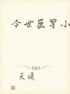 今世巨星小说