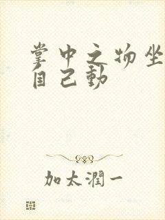 掌中之物坐上来自己动