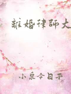 离婚律师大结局