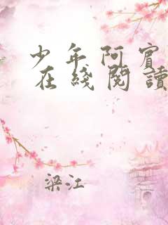 少 年 阿 宾 在 线 阅 读