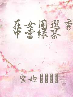 在女团选秀节目中当绿茶